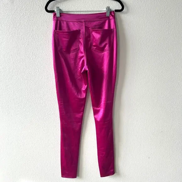 Skims Disco Pants High Rise Fuchsia Size Small - Picture 3 of 6